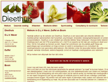 Tablet Screenshot of dieethuis.be